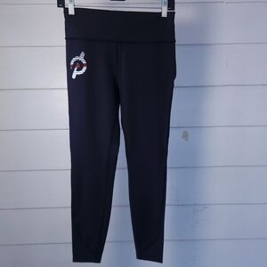 Peloton Move Seamed Legging FA121 Black Size M Striped P Logo